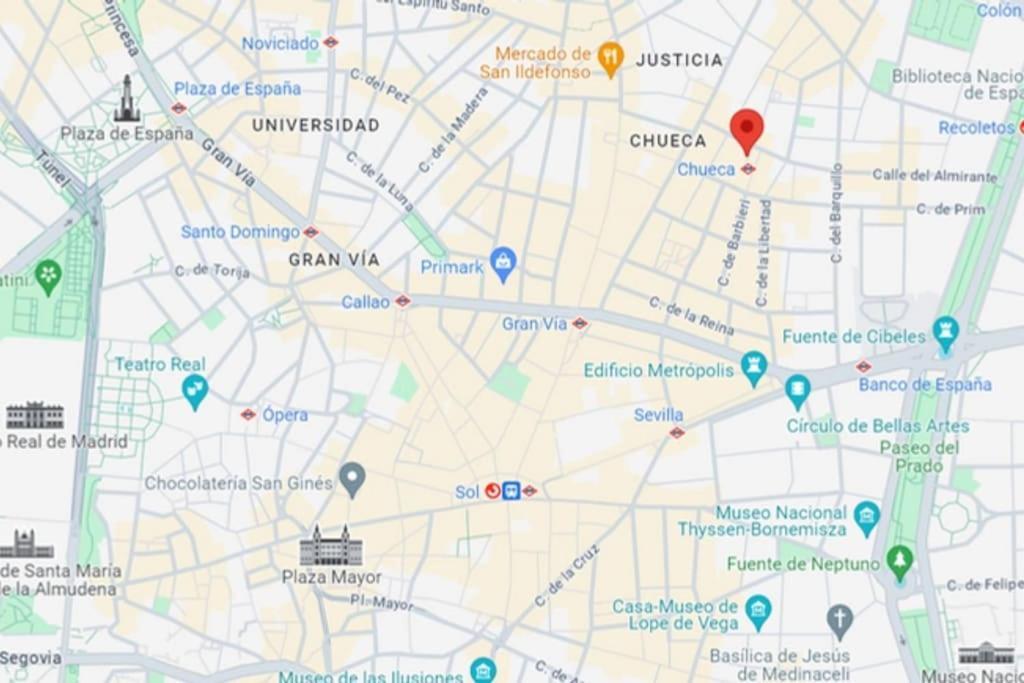 Super Cool Apt Para 4Pax En Plaza De Chueca Madryt Zewnętrze zdjęcie